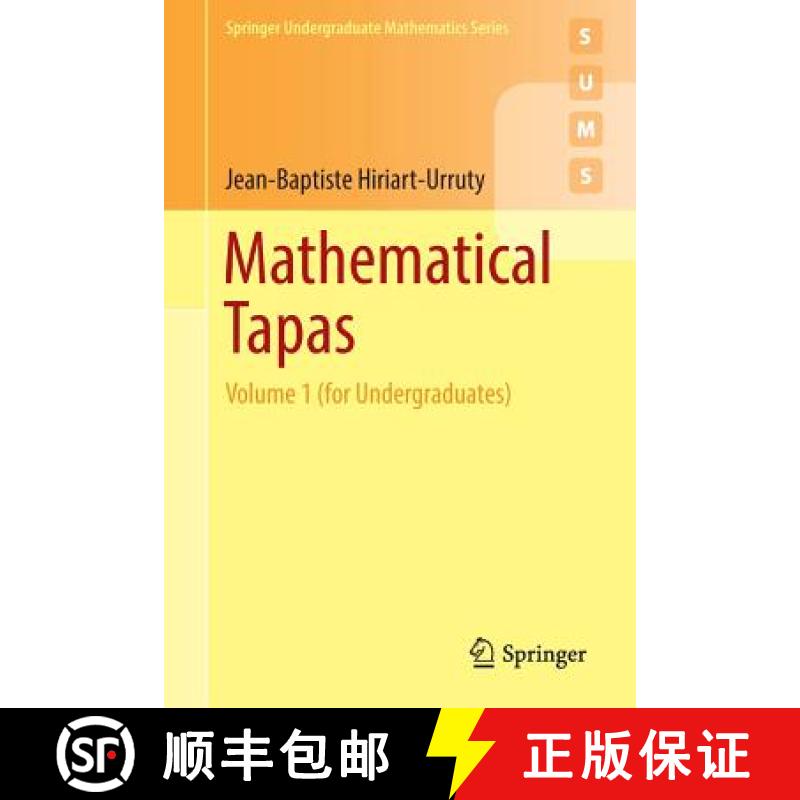 【3-4周达】Mathematical Tapas : Volume 1 (for Undergraduates) [9783319421858]