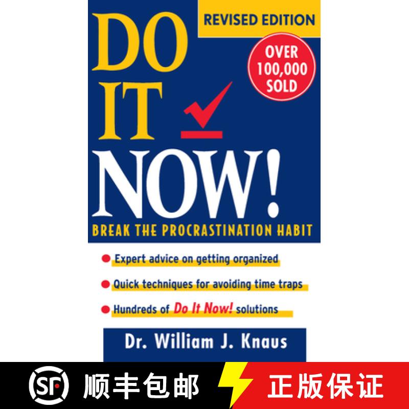 【3-4周达】Do It Now!: Break the Procrastination Habit [9781620455852]