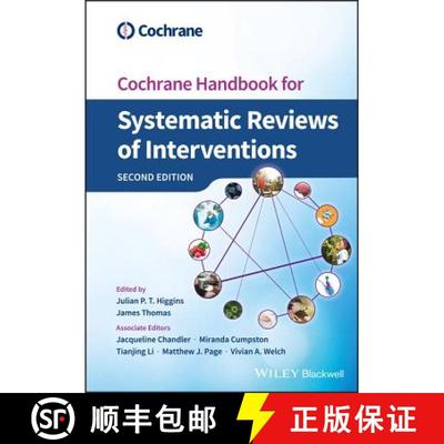 【3-4周达】Cochrane Handbook For Systematic Reviews Of Interventions 2E [Wiley医学] [9781119536628]