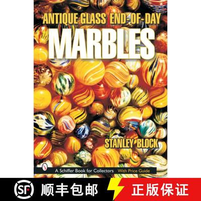 【3-4周达】Antique Glass End of Day Marbles [9780764316302]