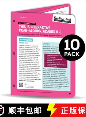 预订 BUNDLE: Fisher: On-Your-Feet Guide: This is Interactive Read Alouds: 10 Pack (1) [9781544389028]