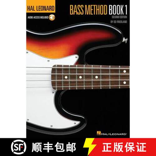 【3-4周达】Hal Leonard Bass Method: Book 1 (Second Edition) (Book/Online Audio) [9780793563777]