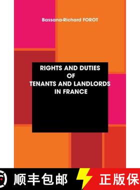 【3-4周达】Rights and Duties of Tenants and Landlords in France [9781409291435]