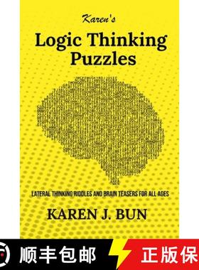 【3-4周达】Karen's Logic Thinking Puzzles: Lateral Thinking Riddles And Brain Teasers For All Ages [9781702915731]