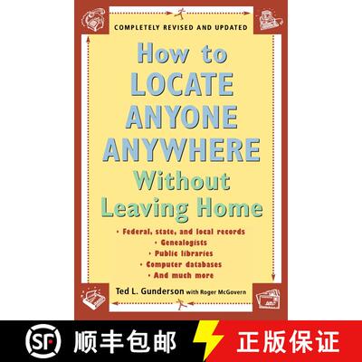 【3-4周达】How to Locate Anyone Anywhere Without Leaving Home: Compleletly Revised And Updated [9780452277427]