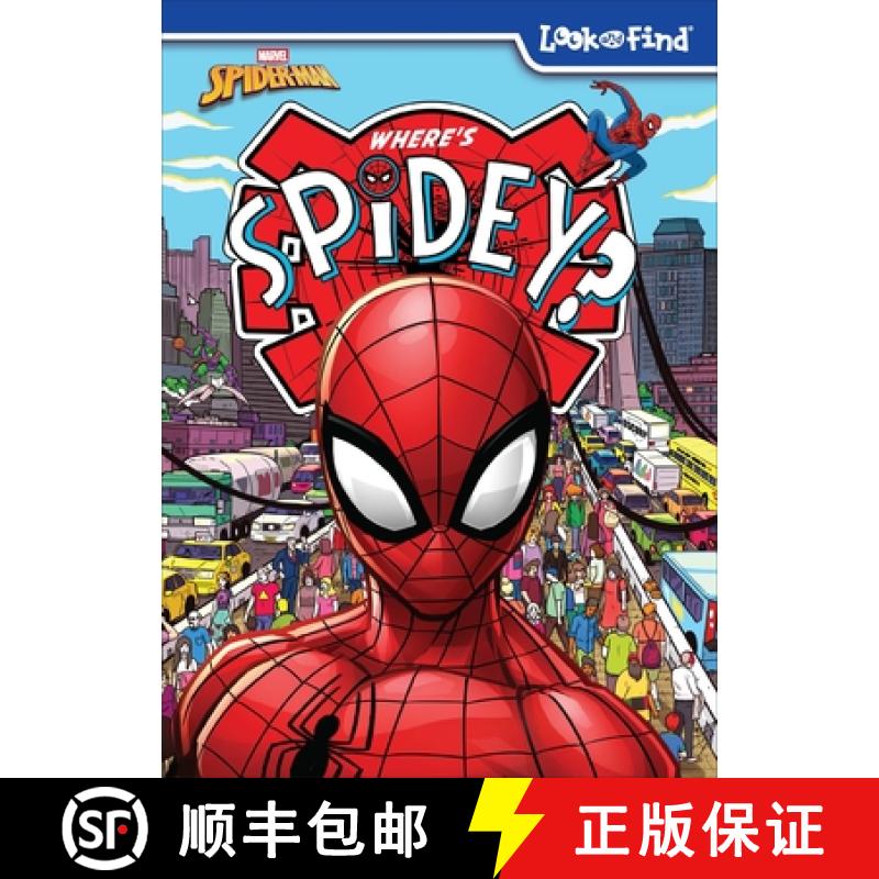 【3-4周达】Marvel Spider-Man Where's Spidey?: Look and Find [9798765411926]
