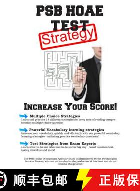 【3-4周达】PSB HOAE Test Strategy: Winning Multiple Choice Strategies for the Health Occupations Apti... [9781772451832]