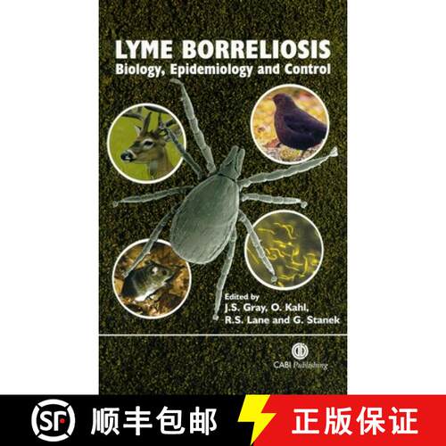 【3-4周达】精装 Lyme Borreliosis: Biology, Epidemiology and Control [9780851996325]