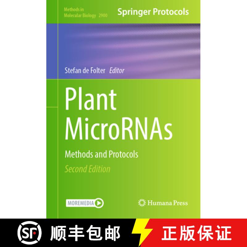 【3-4周达】Plant MicroRNAs : Methods and Protocols [9781071643976]