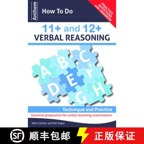 【3-4周达】Anthem How To Do 11+ and 12+ Verbal Reasoning: Technique and Practice [9780857283825]