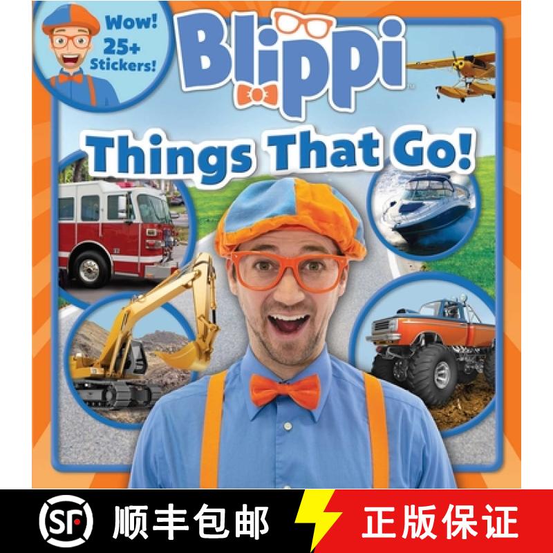 【3-4周达】Blippi: Things That Go! [9780794445157]