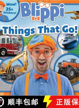 【3-4周达】Blippi: Things That Go! [9780794445157]