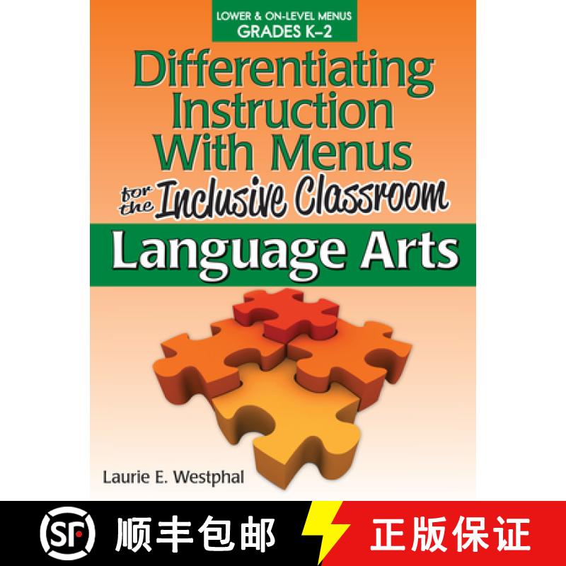 【3-4周达】Differentiating Instruction with Menus for the Inclusive Classroom: Language Arts: Lower &... [9781618210340]