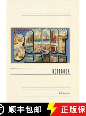预订 Vintage Lined Notebook Greetings from Bangor [9798385423132]