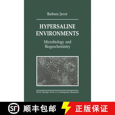 【3-4周达】Hypersaline Environments : Microbiology and Biogeochemistry [9783642743726]