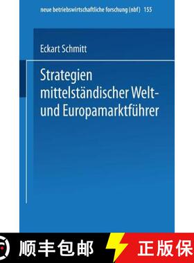 【3-4周达】Strategien mittelständischer Welt- und Europamarktführer [9783409128346]