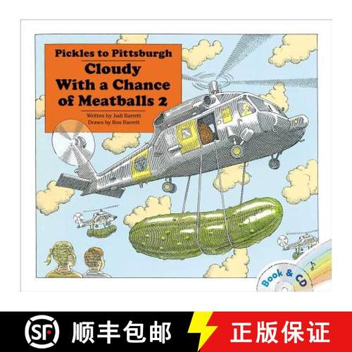 【3-4周达】Pickles to Pittsburgh: Cloudy with a Chance of Meatballs 2/ Book and CD [With Book(s)] [9781442444591]
