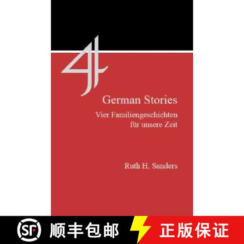 【3-4周达】Four German Stories: Vier Familiengeschichten fur unsere Zeit [9781585100255]