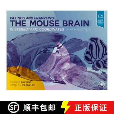 【3-4周达】精装 Paxinos and Franklin's the Mouse Brain in Stereotaxic Coordinates (5th edition) [9780128161579]