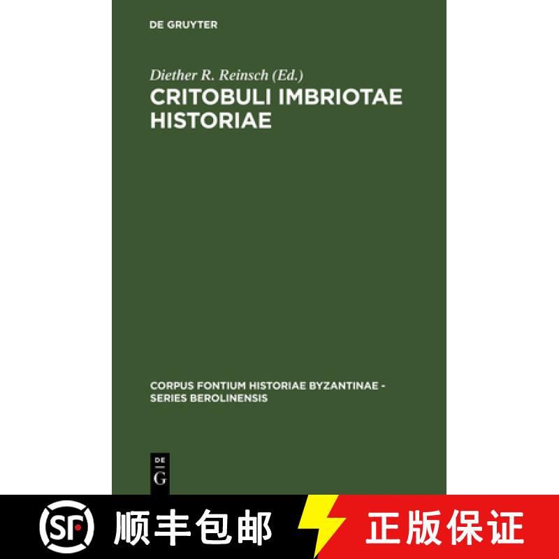 【3-4周达】Critobuli Imbriotae Historiae [9783110089691]