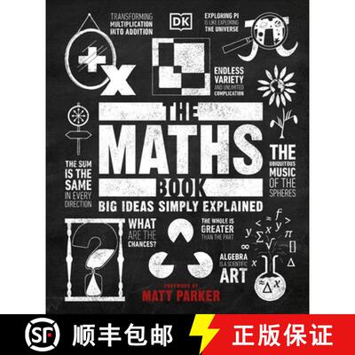 预订 精装 DK数学百科 The Maths Book: Big Ideas Simply Explained [9780241350362]
