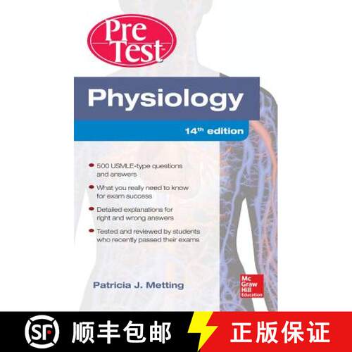 【3-4周达】Physiology Pretest Self-Assessment and Review 14/E [9780071791427]