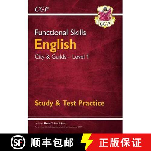New Functional Skills English: City & Guilds Level 1 - Study & Test Practice (for 2019 & beyond) [9781789083989]