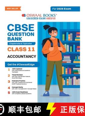 【3-4周达】Oswaal CBSE Question Bank Class 11 Accountancy, Chapterwise and Topicwise Solved Papers Fo... [9789359586410]