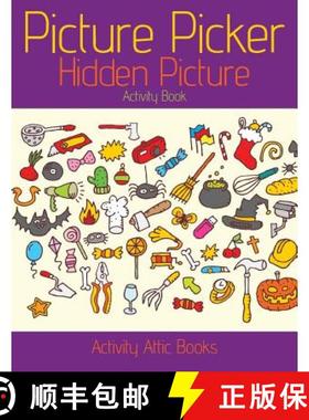 【3-4周达】Picture Picker: Hidden Picture Activity Book [9781683235460]