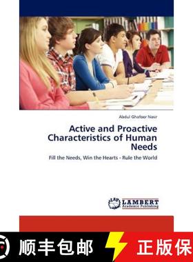 预订 Active and Proactive Characteristics of Human Needs [9783846501337]
