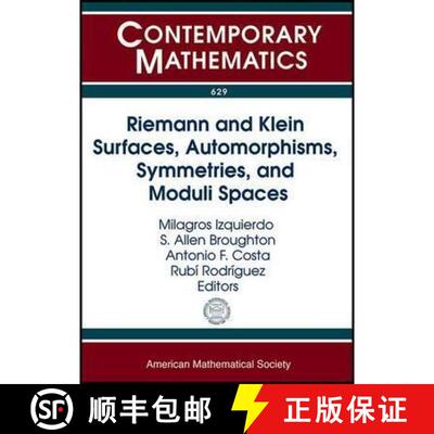 【3-4周达】Riemann and Klein Surfaces, Automorphisms, Symmetries and Moduli Spaces [9781470410933]