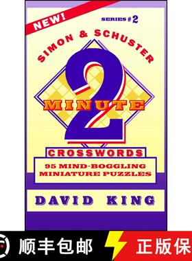 【3-4周达】SIMON & SCHUSTER TWO-MINUTE CROSSWORDS Vol. 2 : 95 MIND-BOGGLING MINIATURE PUZZLES [9780671885755]
