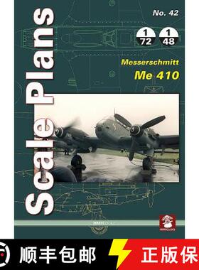 【3-4周达】Scale Plans 42: Messerschmitt Me 410 [9788365281906]