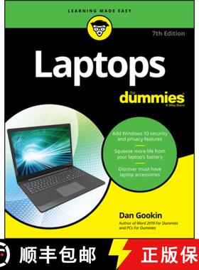 【3-4周达】Laptops For Dummies, 7Th Edition [Wiley计算机] [9781119740278]
