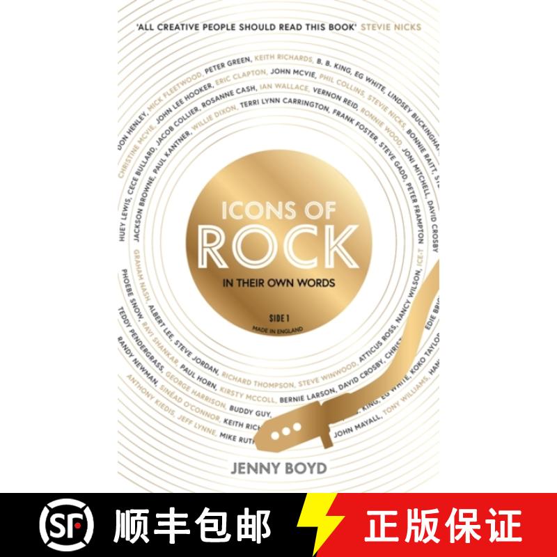【3-4周达】Icons of Rock - In Their Own Words: From Eric Clapton to Mick Fleetwood, Joni Mitchell to ... [9781789466713]