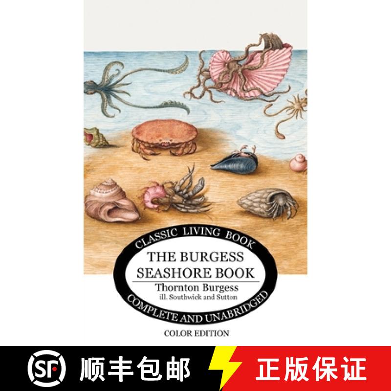 【3-4周达】The Burgess Seashore Book for Children in color [9781922634627]