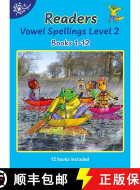 【3-4周达】Phonic Books Dandelion Readers Vowel Spellings Level 2 Viv Wails Bindup: Decodable Books f... [9780744099997]