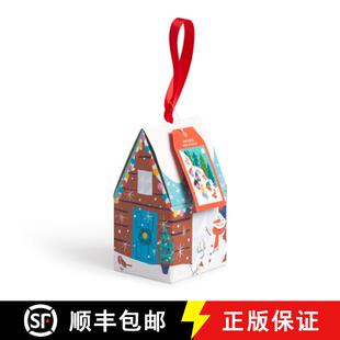 【3-4周达】Winter Sledding 130 piece Puzzle Ornament [9780735380233]