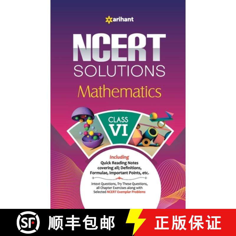 【3-4周达】NCERT Solutions Mathematics for class 6th [9789327197082]