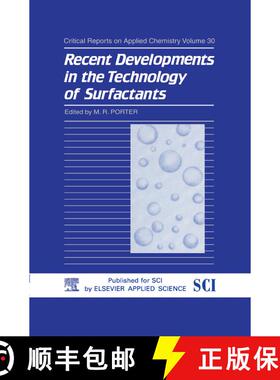 【3-4周达】Recent Developments in the Technology of Surfactants [9781851664757]
