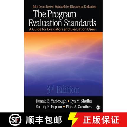 【3-4周达】The Program Evaluation Standards: A Guide for Evaluators and Evaluation Users (3) [9781412989084]