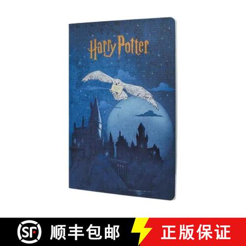 【3-4周达】精装 Escape to Hogwarts Notebook A4 Gridded Softcover Cahier, 80pg, 100gsm by Paperblanks ... [9781408765678]