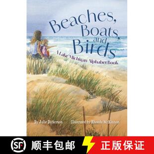 Book and Lake Michigan Boats Birds 9781961302457 预订 Alphabet Beaches