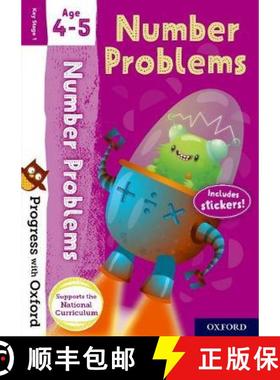 预订 Progress with Oxford: Progress with Oxford: Number Problems Age 4-5 - Practise for School with E... [9780192765574]
