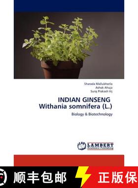 预订 Indian Ginseng Withania Somnifera (L.) [9783659184277]