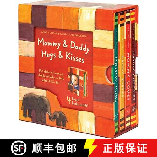 精装 Mommy & Daddy Hugs & Kisses: Daddu Cuddles/Mommy Loves/Daddy Kisses/Mommy Hugs [9780811870559]
