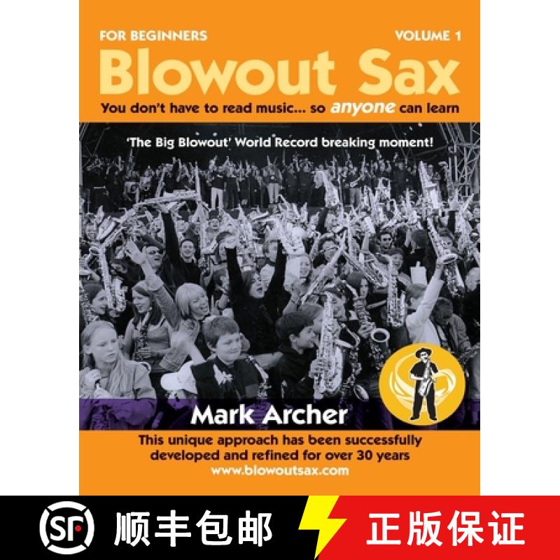 【3-4周达】Blowout Sax: You don't have to read music...so anyone can learn [9781800311367]