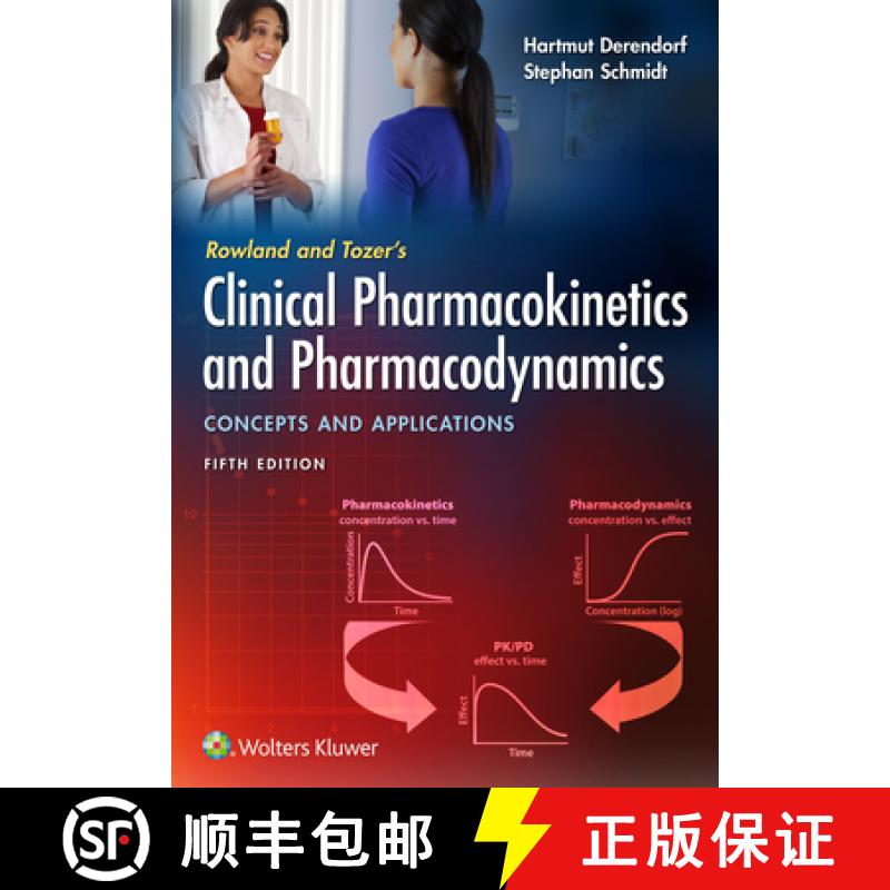 【3-4周达】精装 Rowland and Tozer's Clinical Pharmacokinetics and Pharmacodynamics: Concepts and Appl... [9781496385048] - 实物图