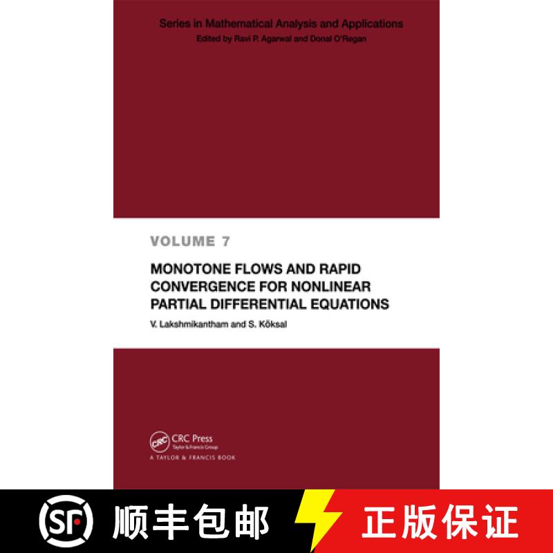 【3-4周达】Monotone Flows and Rapid Convergence for Nonlinear Partial Differential Equations [9780367395407]