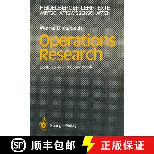 【3-4周达】Operations Research : Ein Kurzlehr- und Übungsbuch [9783540549260]